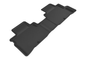 Nissan Murano Floor Mats - Rear - 3D MAXpider - Kagu - Black - `15-`18